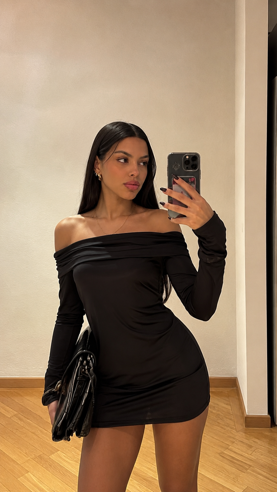 Vestido hombro a hombro