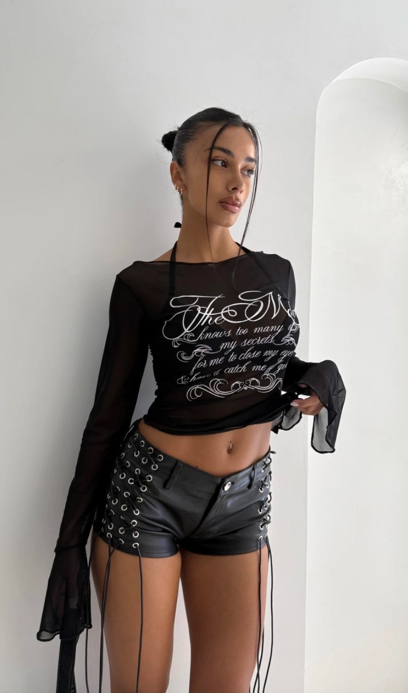 Blusa MESH SCRIPT