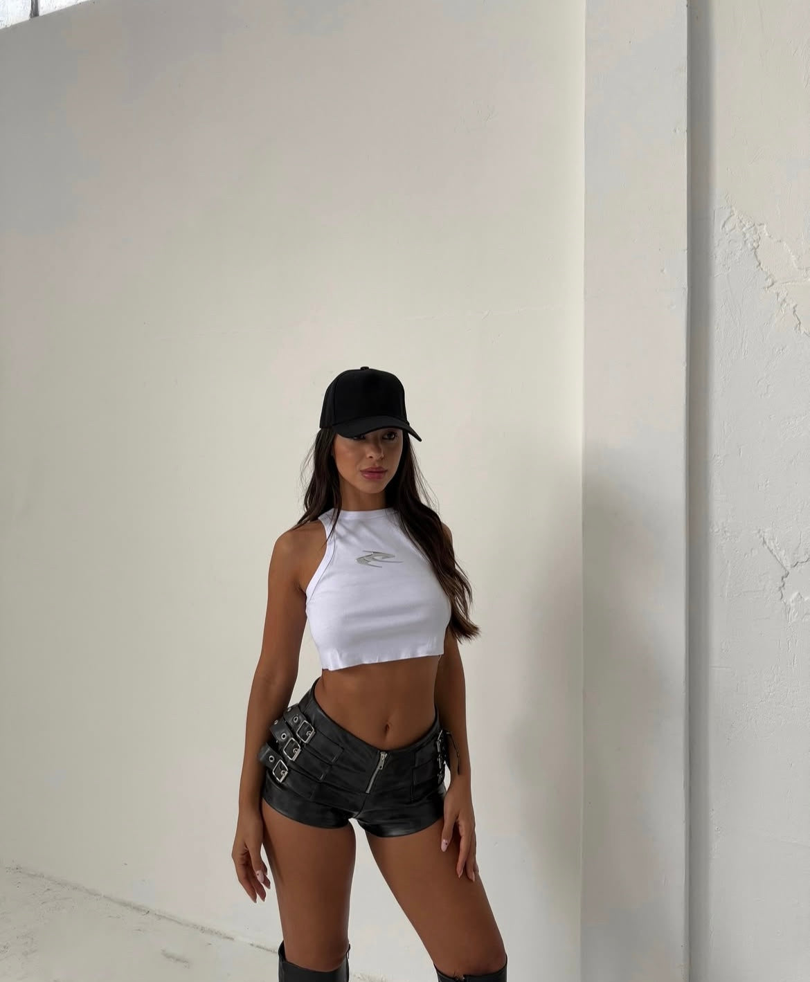 Short SKIPT gris
