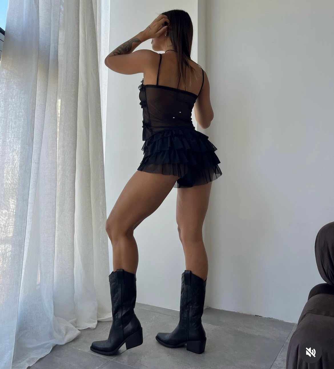 Short pollera Tulum