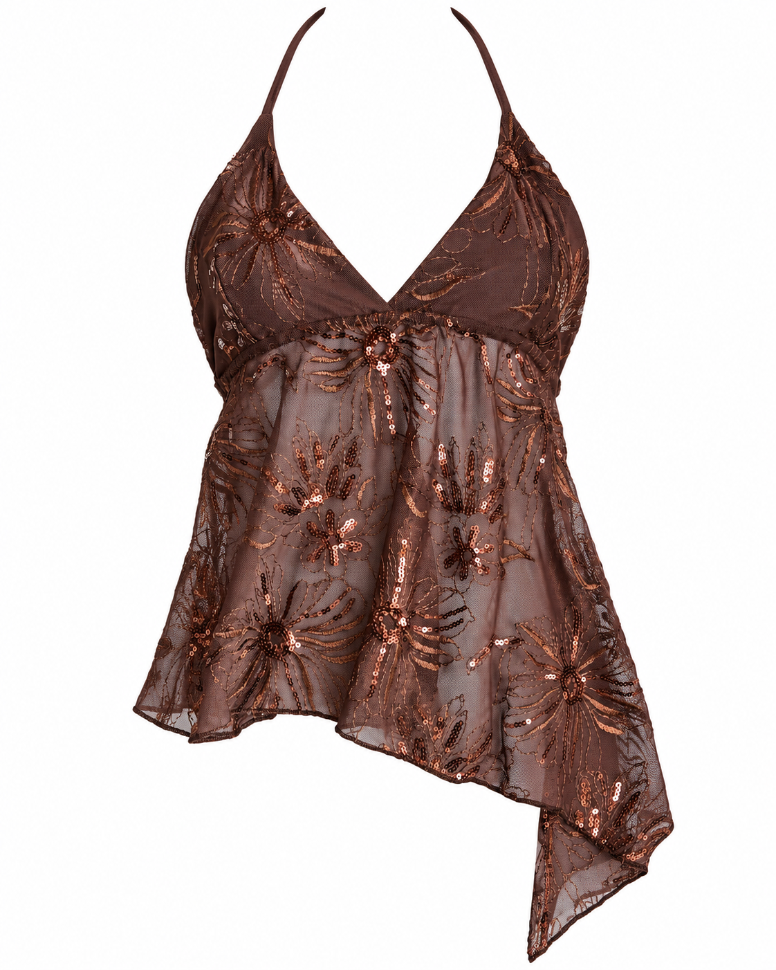 Top MIRAGE chocolate, frente