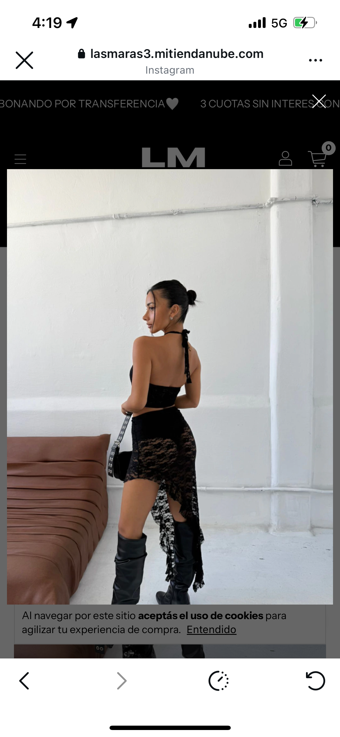 Pollera ENCAJE