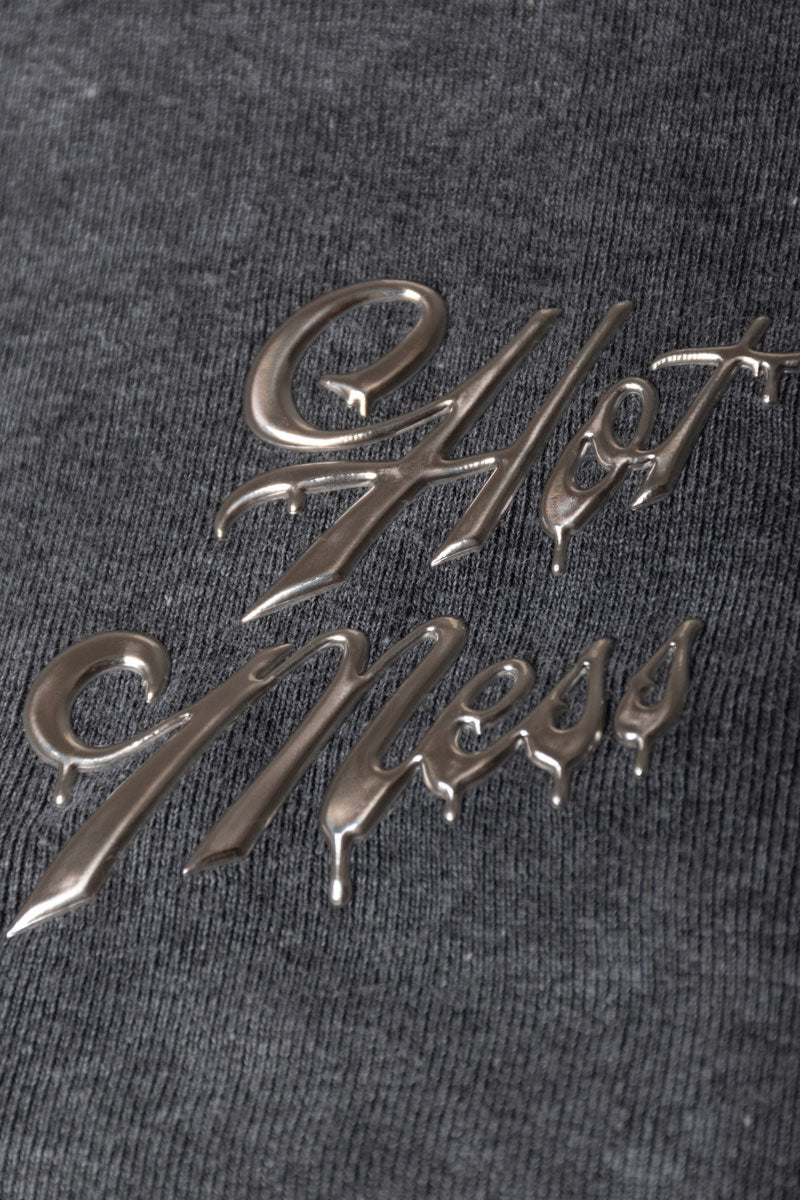 Remera RECKLESS - Plateado, detalle