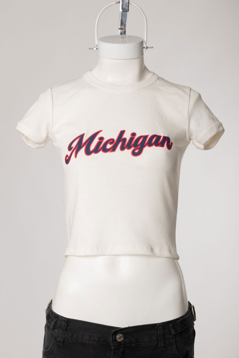 Remera UPTOWN - Crema